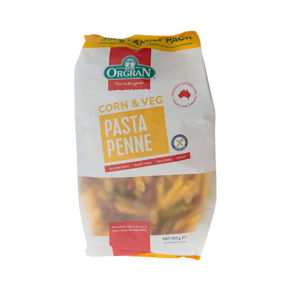 Pasta Penne Corn & Vegetable Orgran
