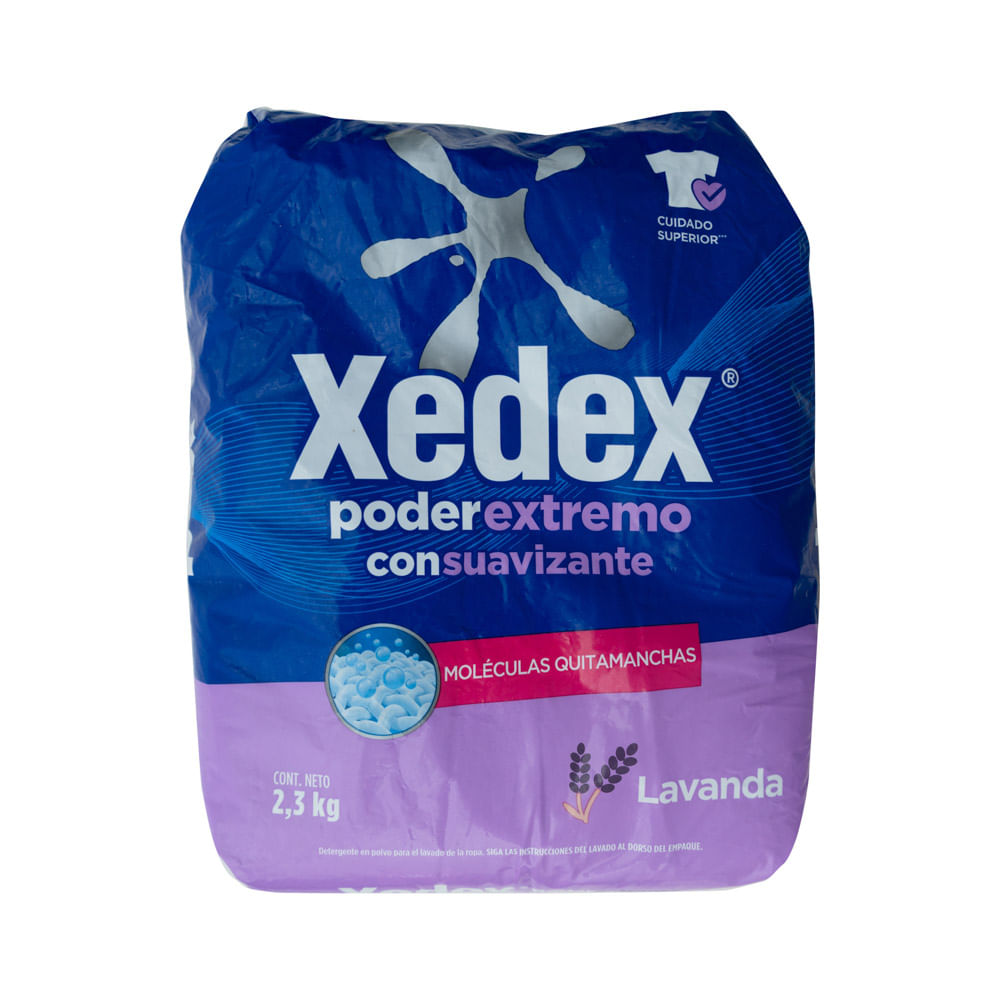 Detergente Polvo Poder Extremo Lavanda Xedex