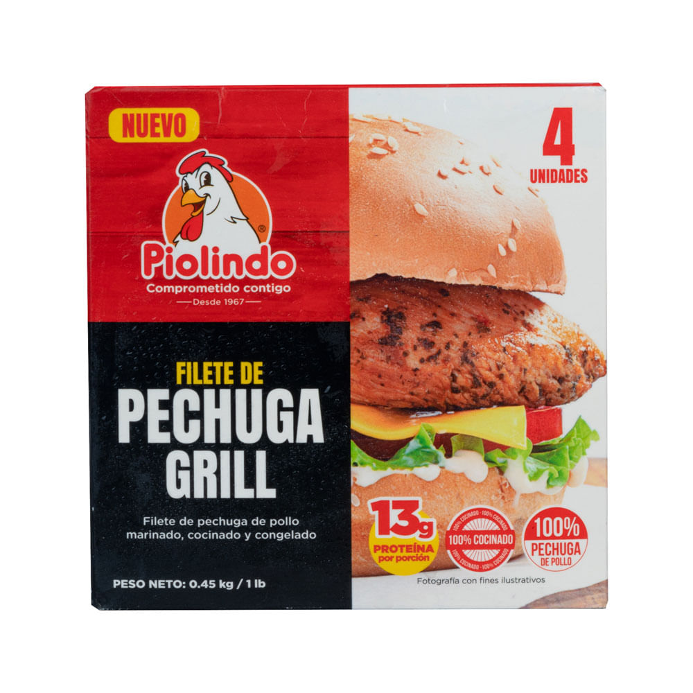 Filete De Pechuga Grill Pio Lindo