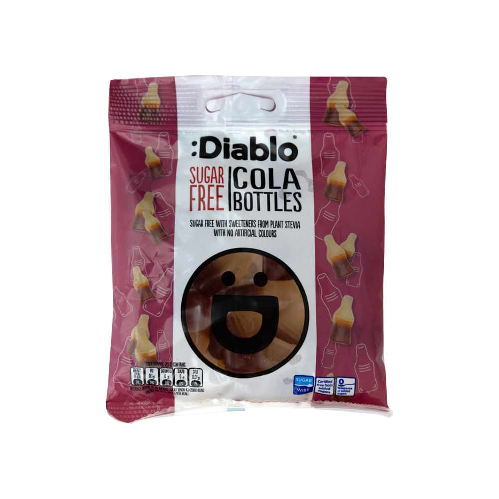 Gomitas Cola Bottles Sin Azúcar Diablo