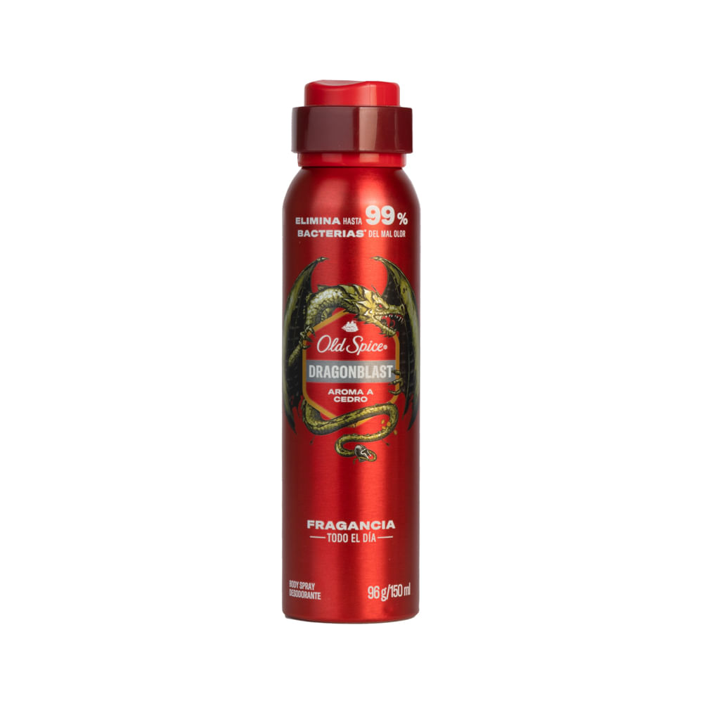 Desodorante Hombre Dragón Blast Cedro Old Spice