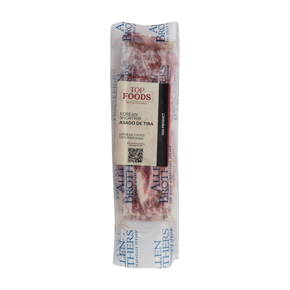 Korean Shortrib Asado De Tira Top Foods 1Lb. Aprox.