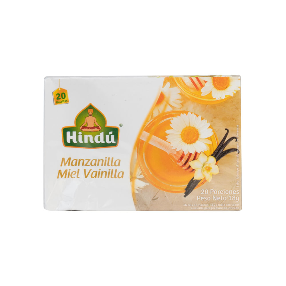 Té Manzanilla Miel Vainilla Hindy