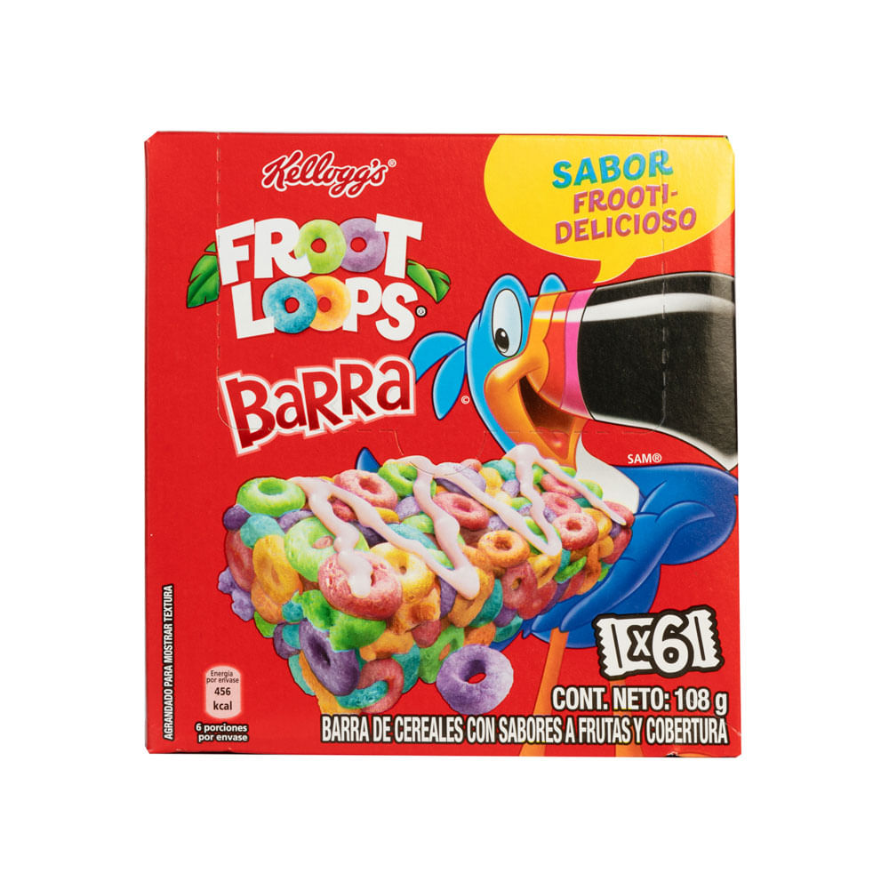 Barras Cereal Froot Loops