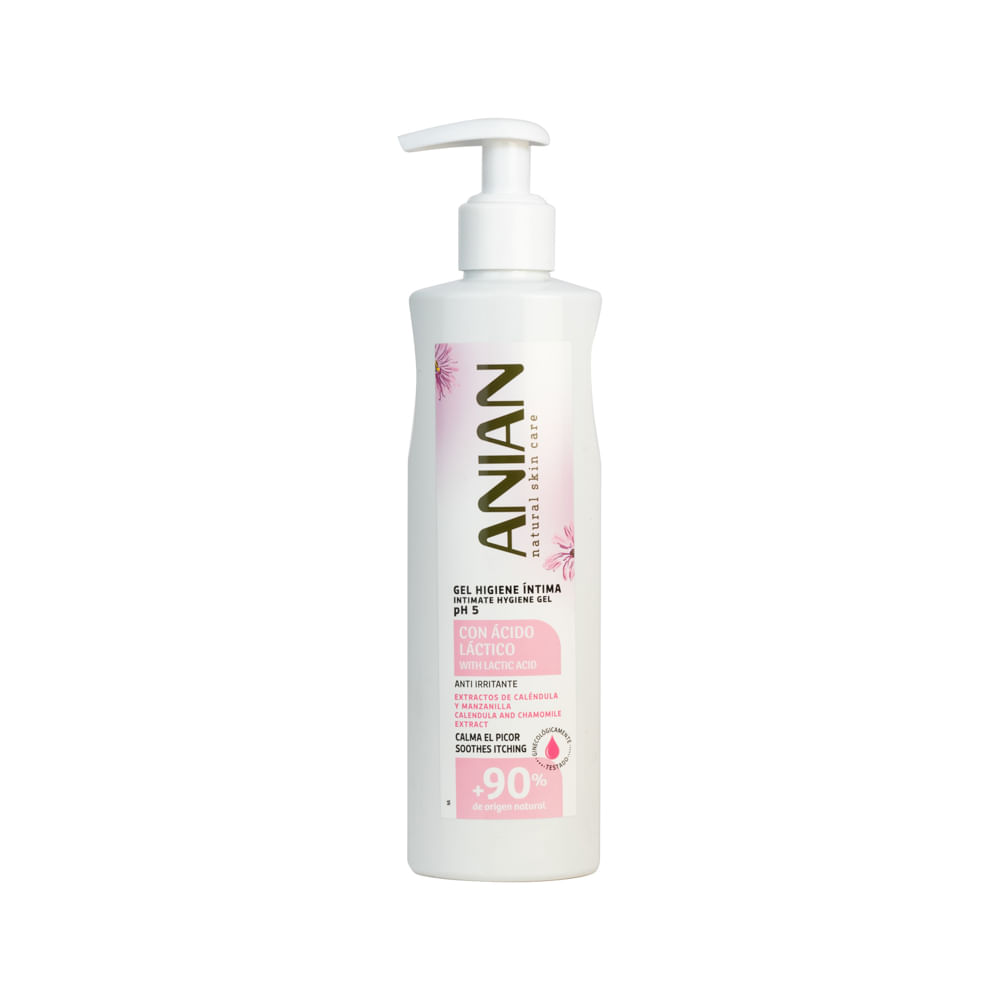 Gel Íntimo Con Ácido Láctico Anian