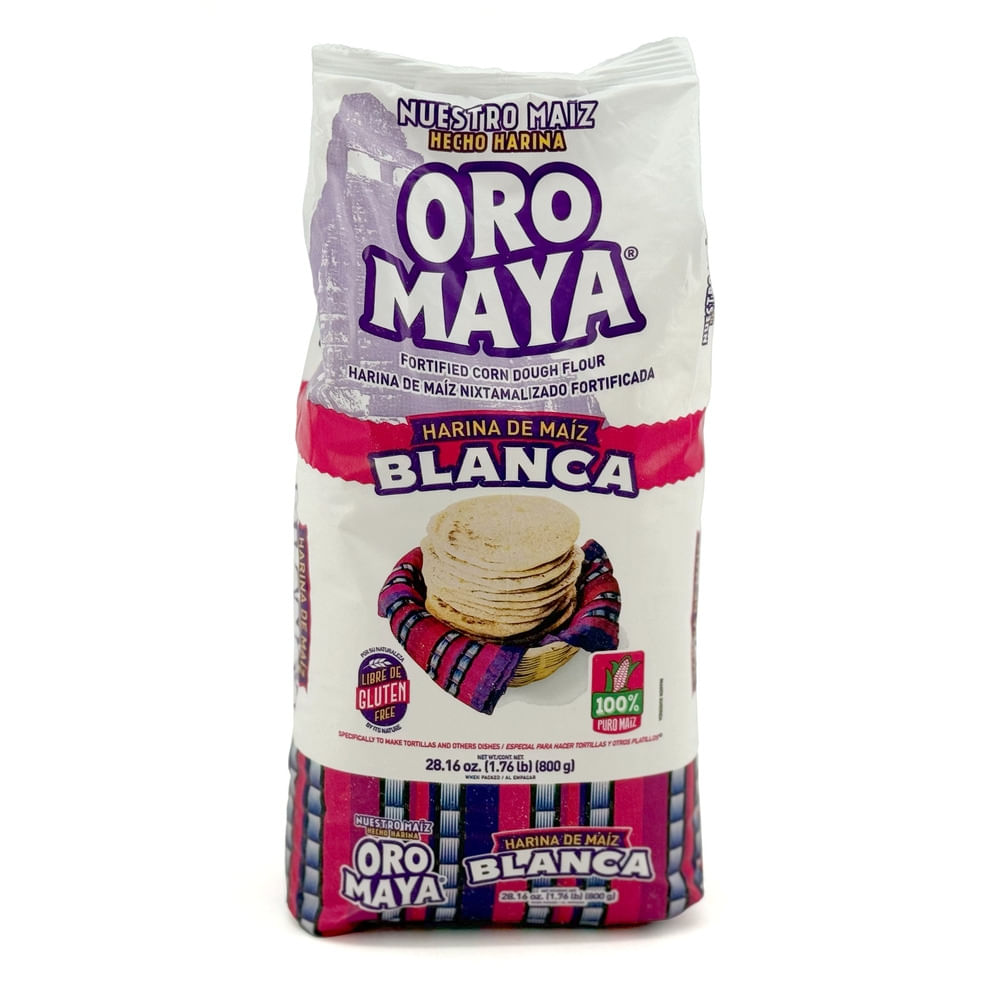 Harina Maíz Blanco Oro Maya