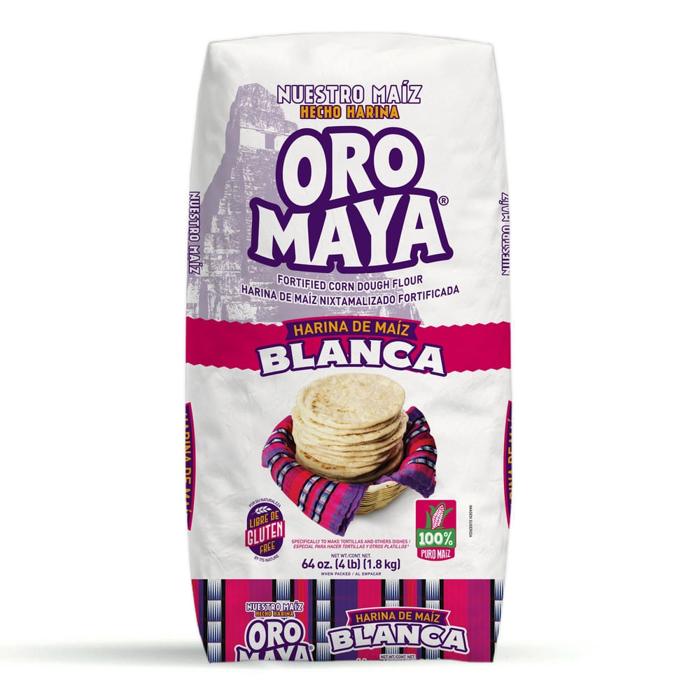 Harina Maíz Blanco Oro Maya
