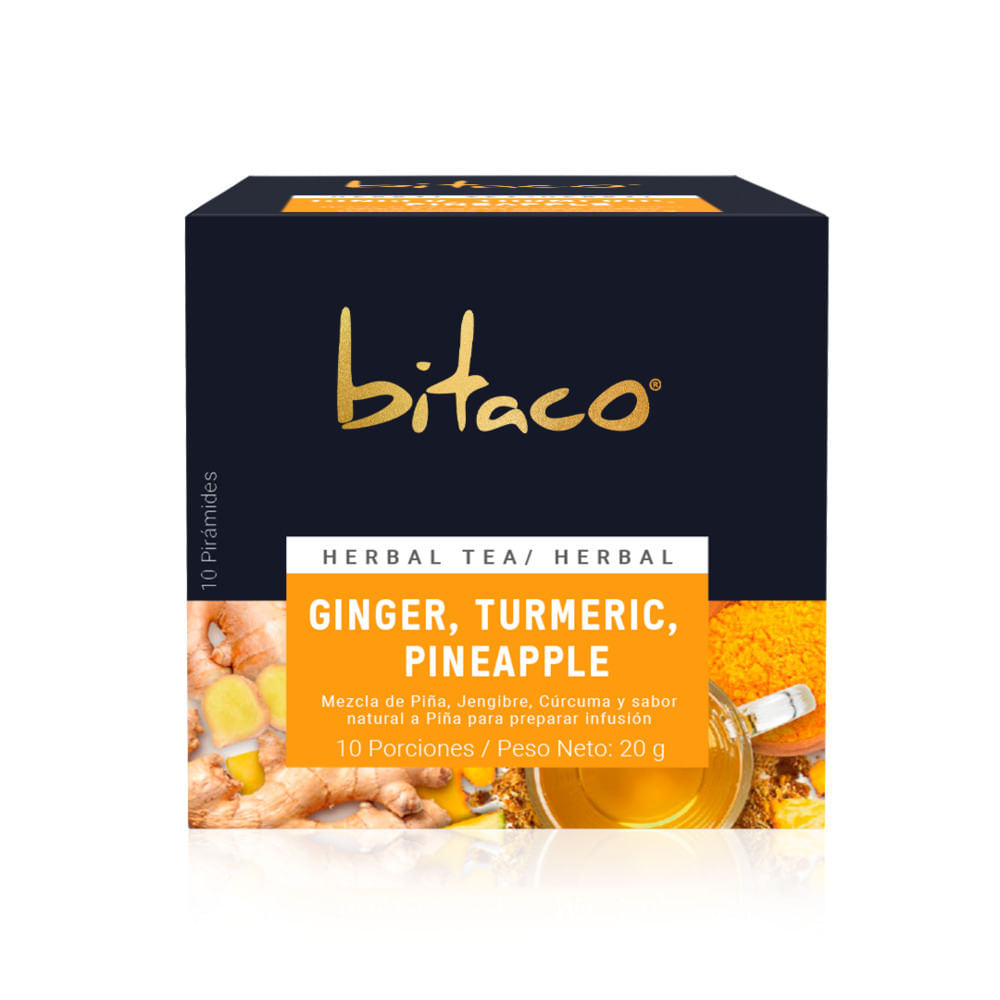 Té Jengibre Piña Y Cúrcuma Bitaco