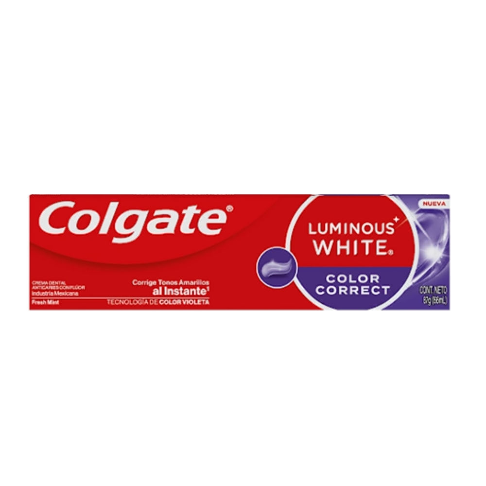 Crema Dental Luminous White Color Correct Colgate