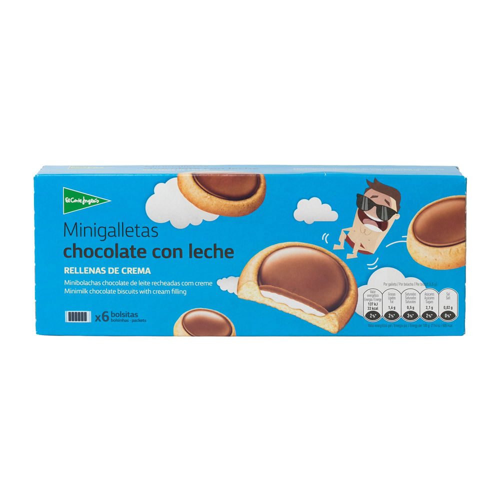 Mini Galletas Chocolate Con Leche El Corte Ingles