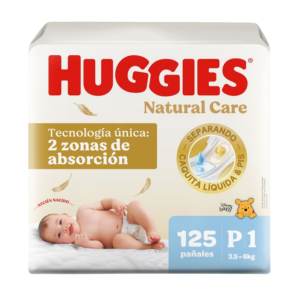 Pañal Desechable Talla P/1 Natural Care Huggies