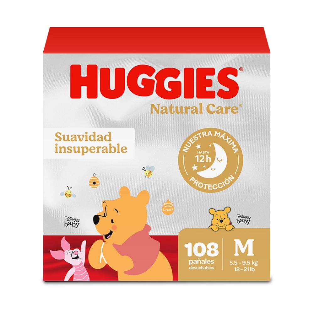 Pañal Desechable Talla M/2 Natural Care Huggies