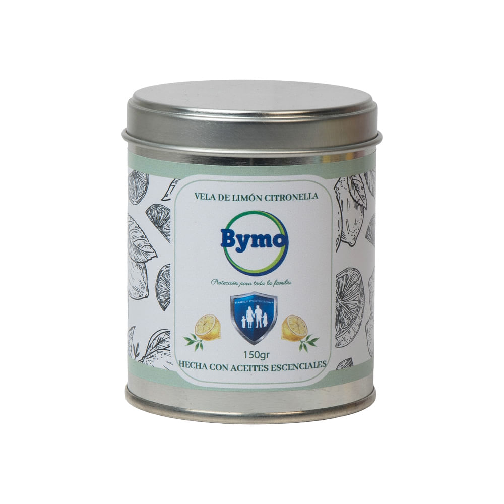 Vela Repelente Limón Citronela Bymo