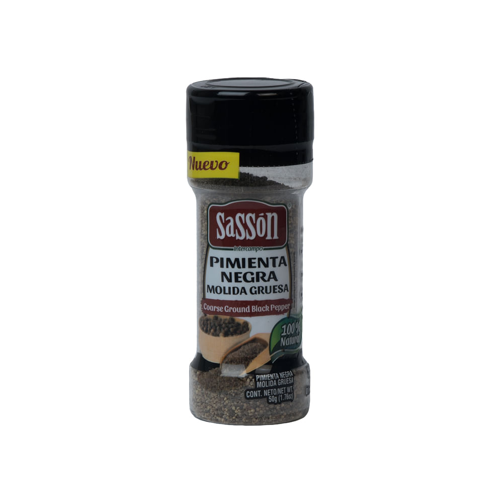 Pimienta Negra Molida Gruesa Sassón