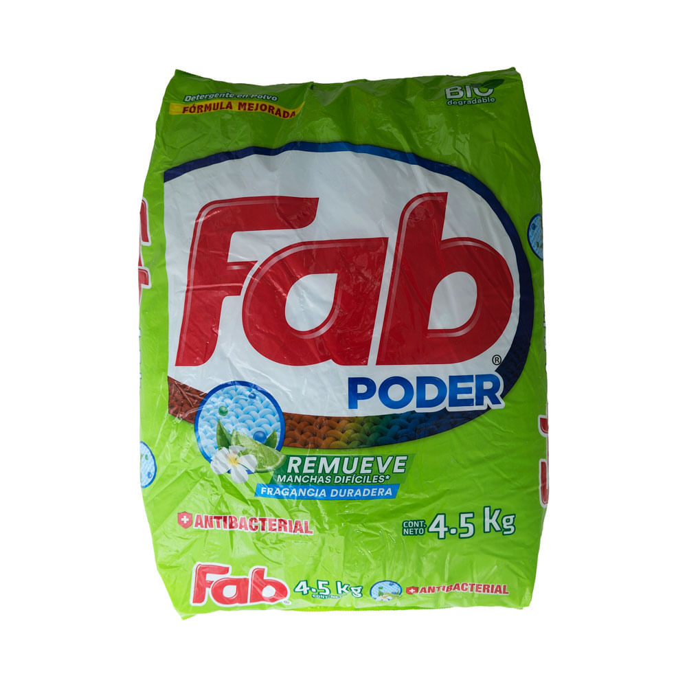 Detergente Polvo Antibacterial Fab