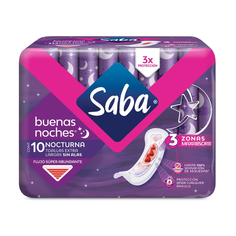 Toalla Femenina Nocturna Sin Alas Saba