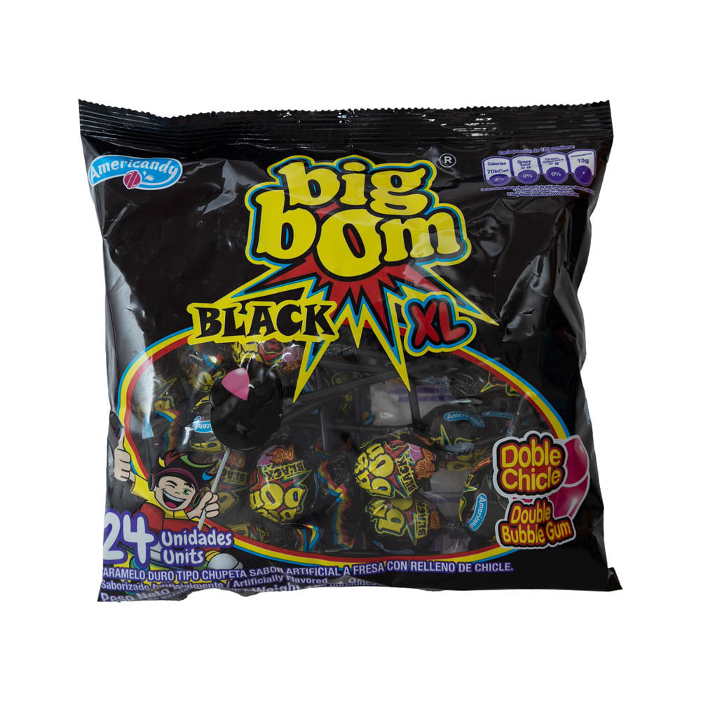Bombón Big Bom Black XL Americandy