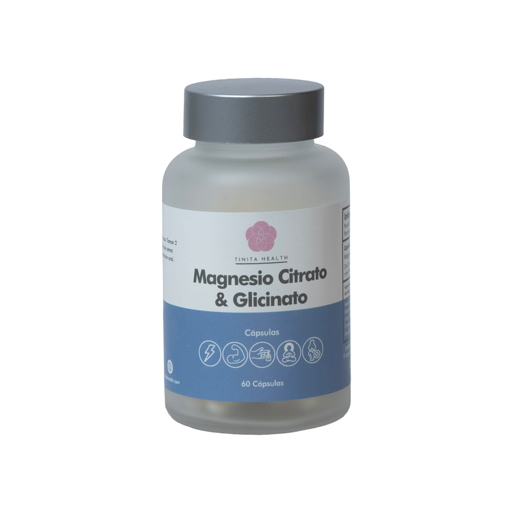 Magnesio Citrato Y Glicinato Tinita Health