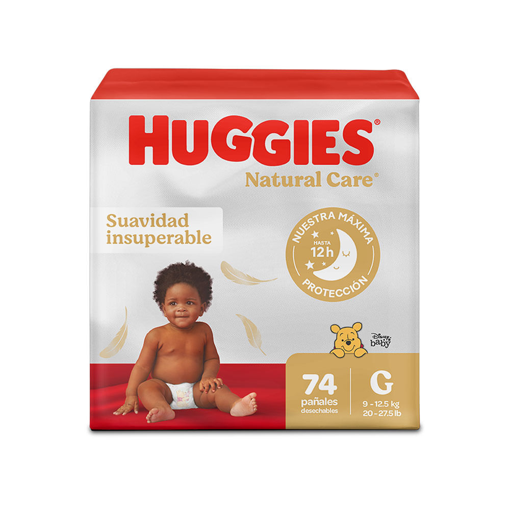 Pañal Desechable Talla G/3 Natural Care Huggies