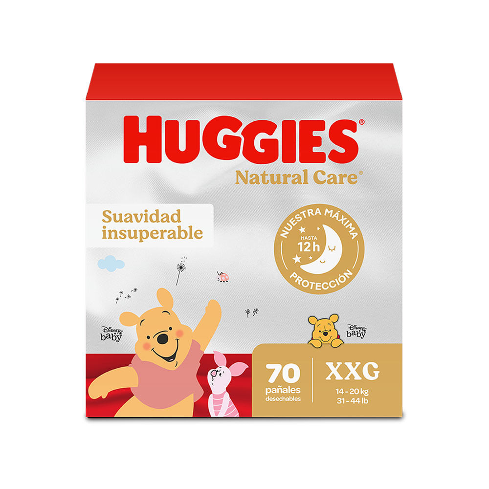Pañal Desechable Talla XXG/5 Natural Care Huggies