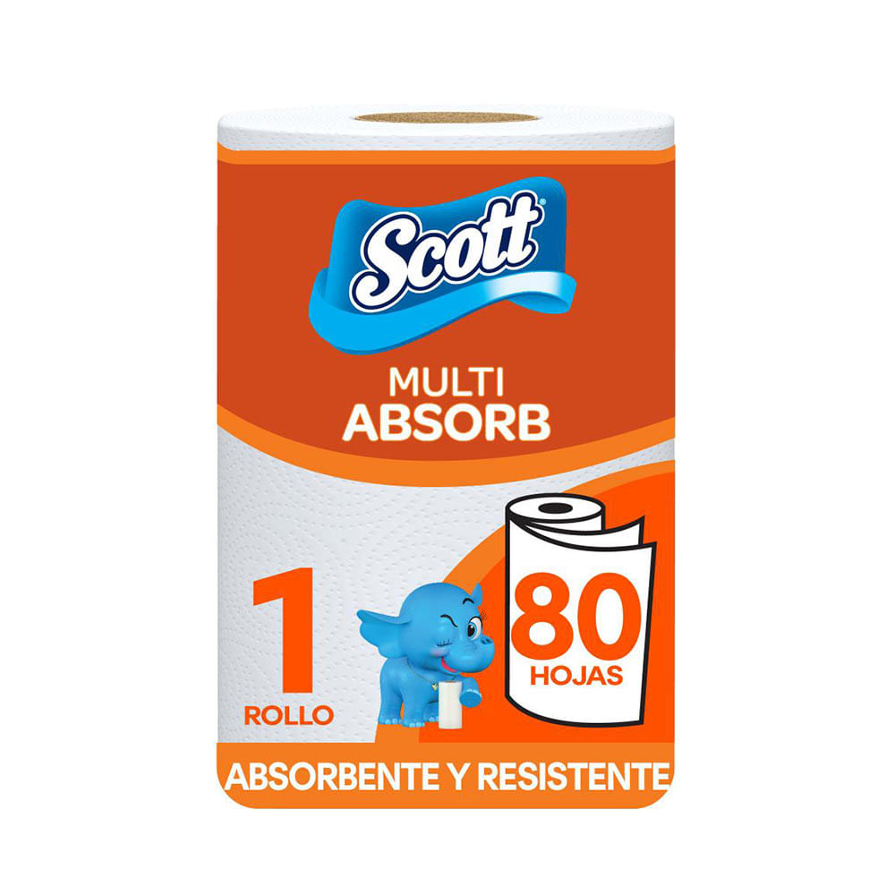 Mayordomo Doble Hoja Multi Absorb Scott 80hjs.