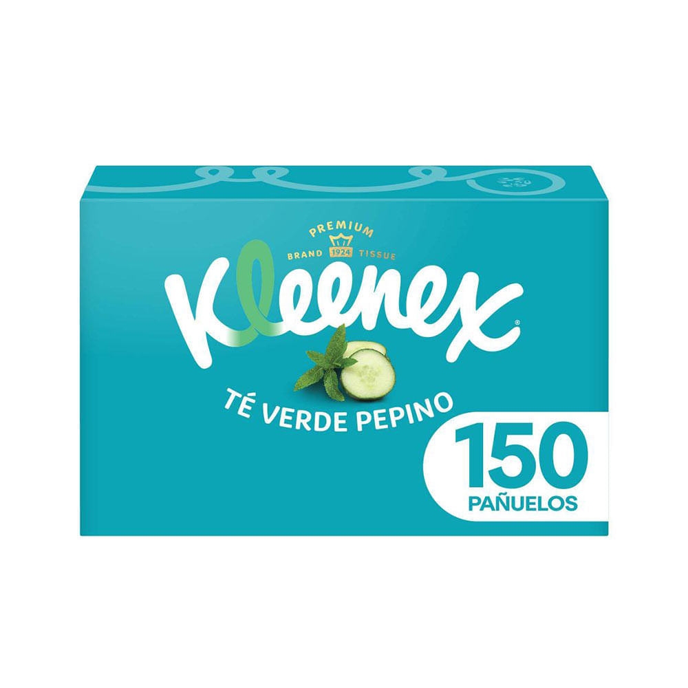 Pañuelo Facial Té Verde Pepino Kleenex