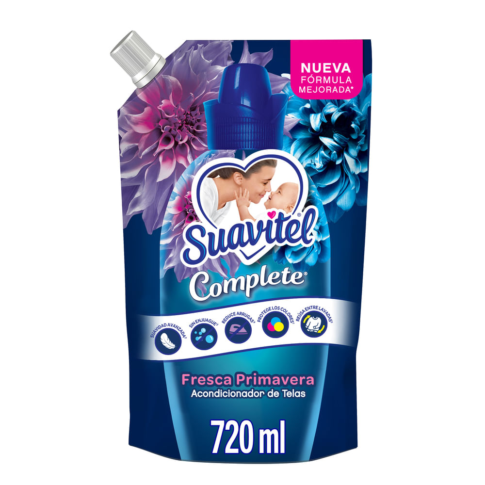 Suavizante Fresca Primavera Complete Suavitel Doypack