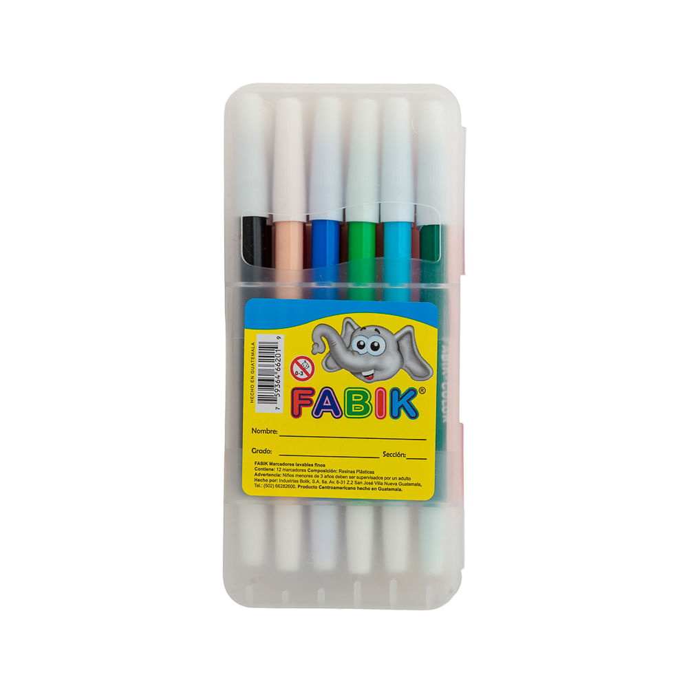 Marcadores Colores Fabik