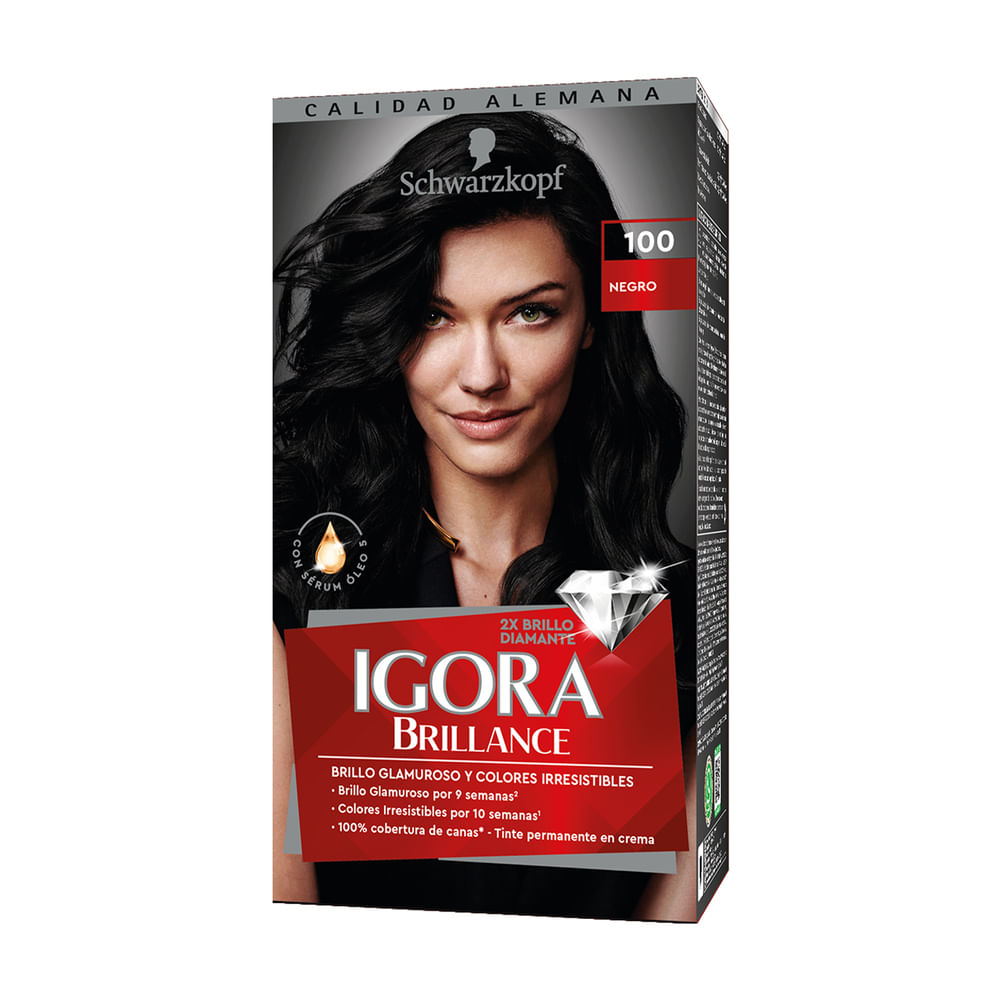 Tinte Dama Negro No.100 Igora Brillance
