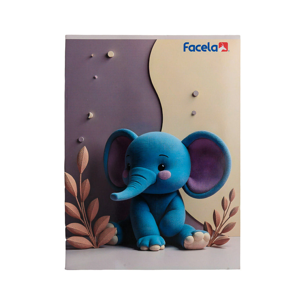 Cuaderno Engrapado Cuadros Facela 100 Hojas