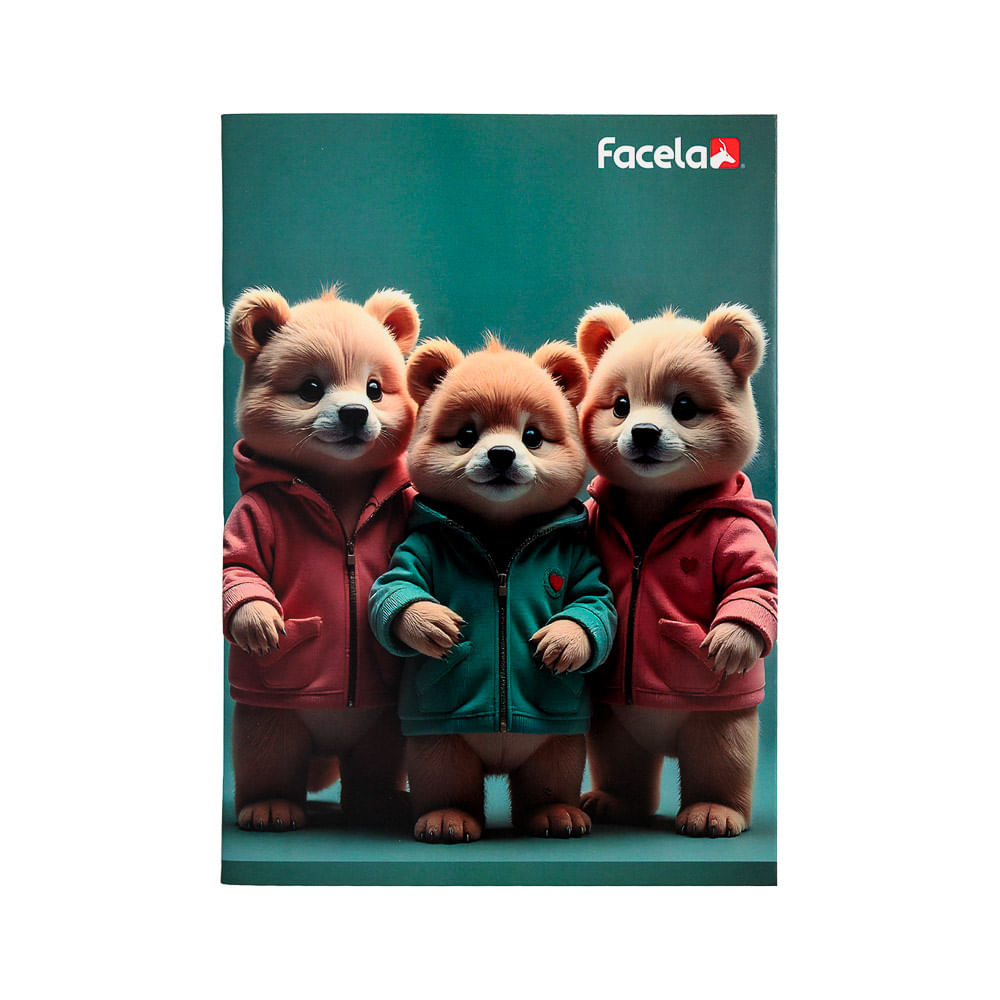 Cuaderno Engrapado Liso Facela 80 Hojas