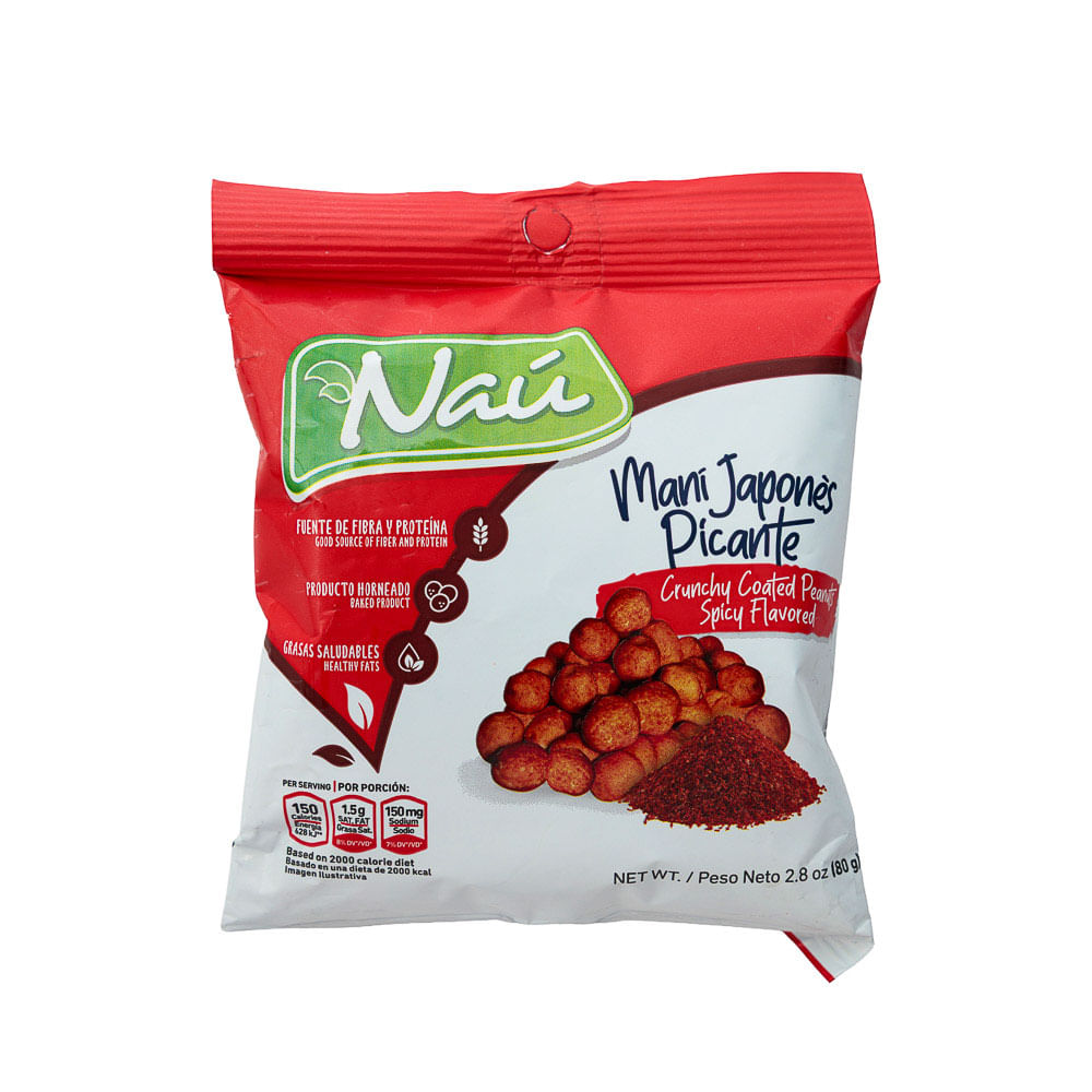 Maní Japonés Picante Nau