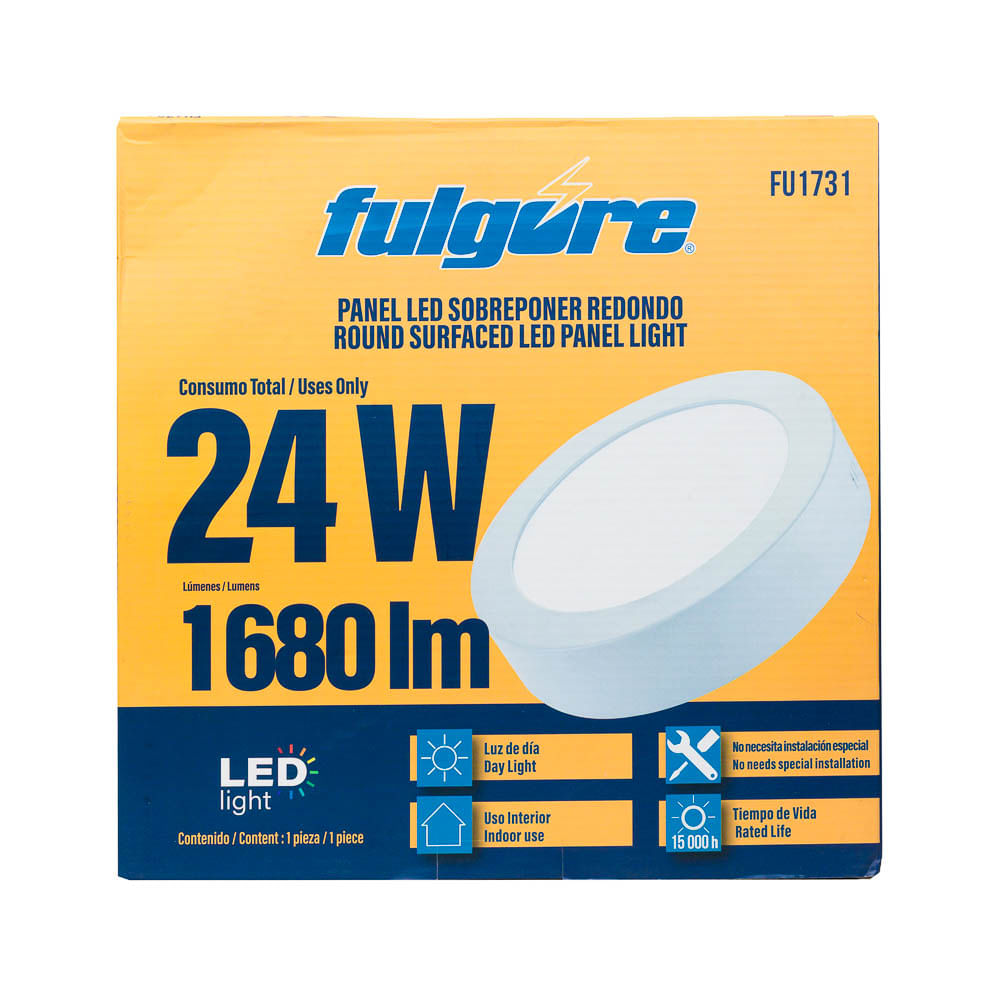 Panel Redondo Led 24W Fulgore