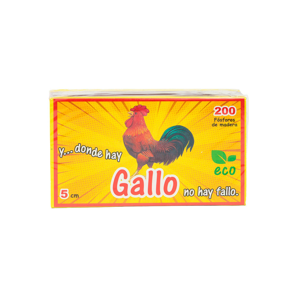 Fósforos Largos Eco Gallo