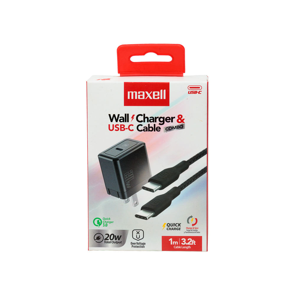 Cargador Cable Trenzado Maxell