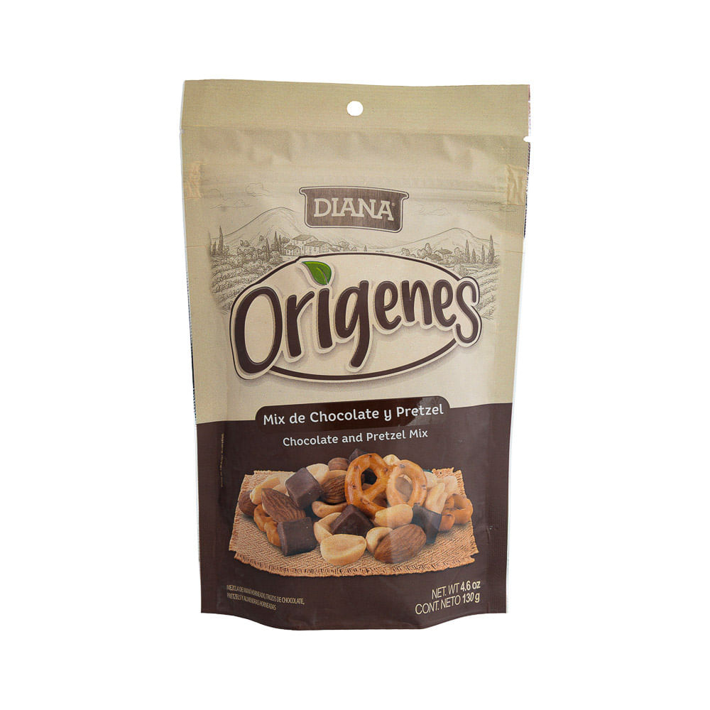 Origenes Mix Chocolate y Pretzel 130g