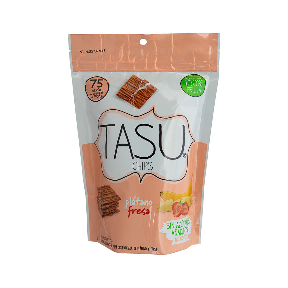 Boquitas Plátano Fresa Tasu Chips