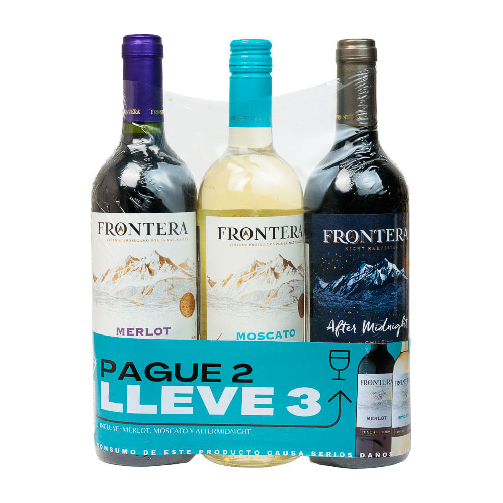 Vino Tinto Merlot Moscato After Midnight Frontera