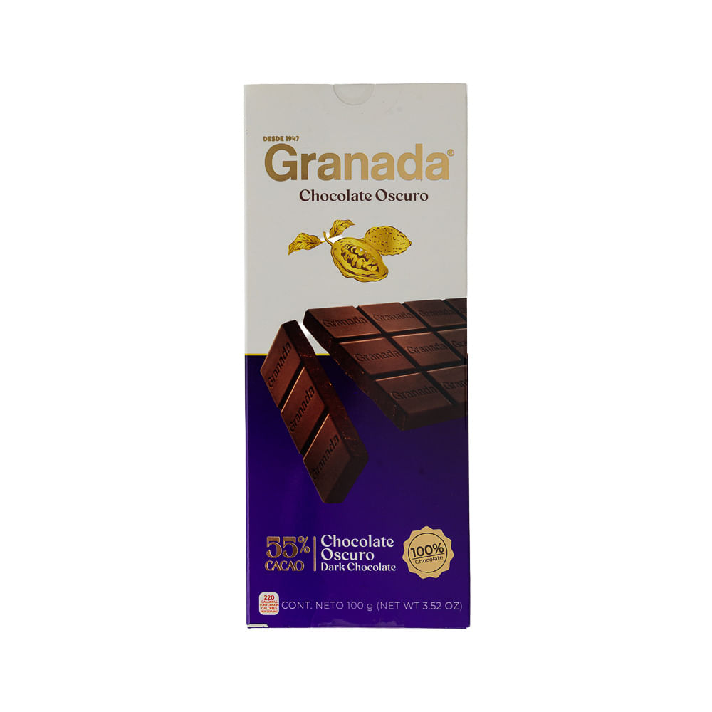 Chocolate Oscuro 55% Cacao Granada