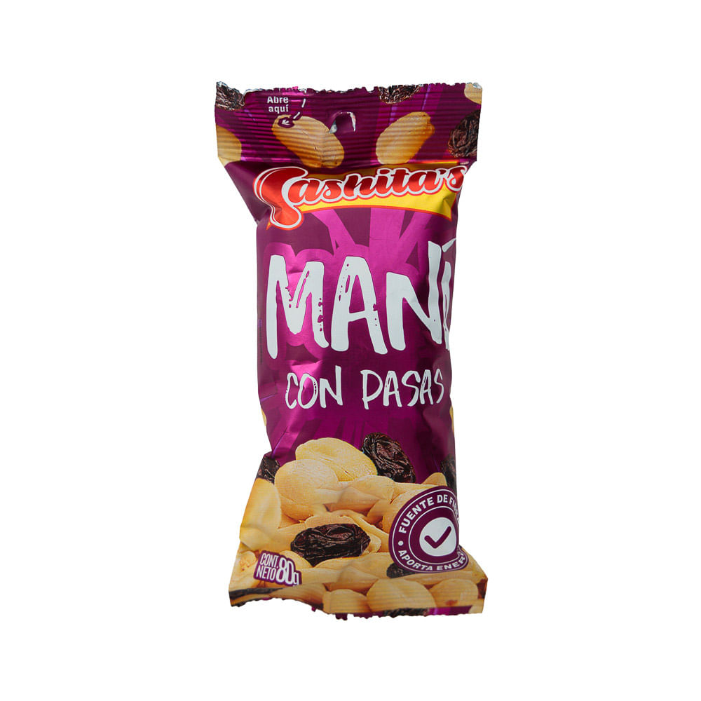 Maní Con Pasas Cashitas