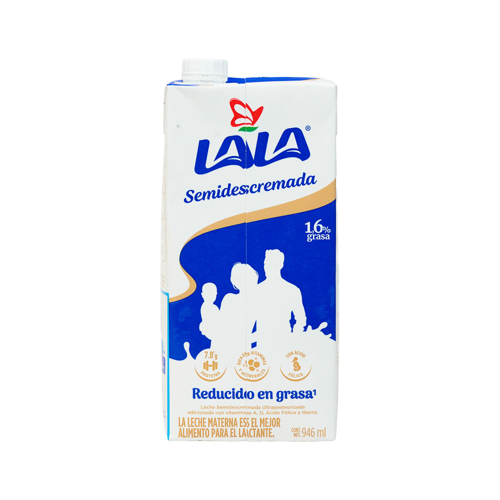 Leche UHT Semidescremada Lala