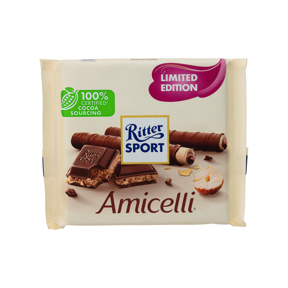 Chocolate Con Leche Y Galleta Ritter Sport