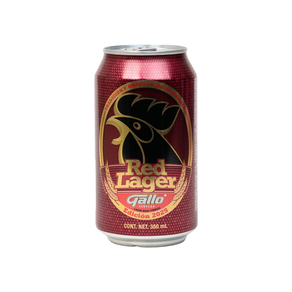 Cerveza Red Lager Gallo Lata