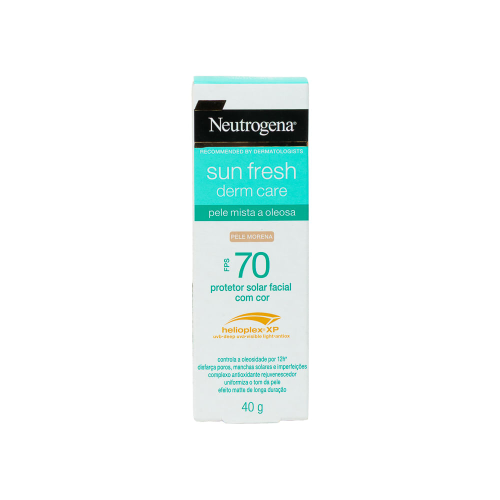 Protector Solar Facial Piel Morena Fps 70 Neutrogena