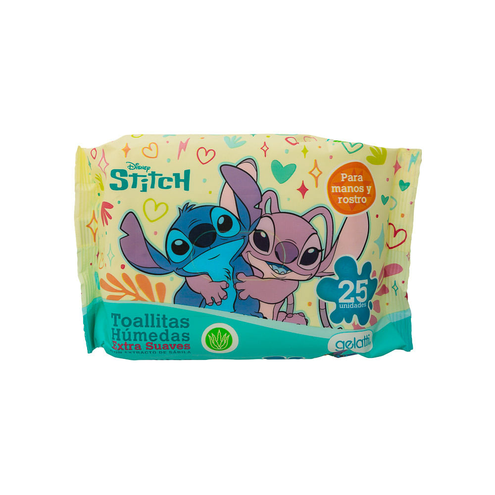 Toallas Húmedas Stitch Extra Suaves Gelatti