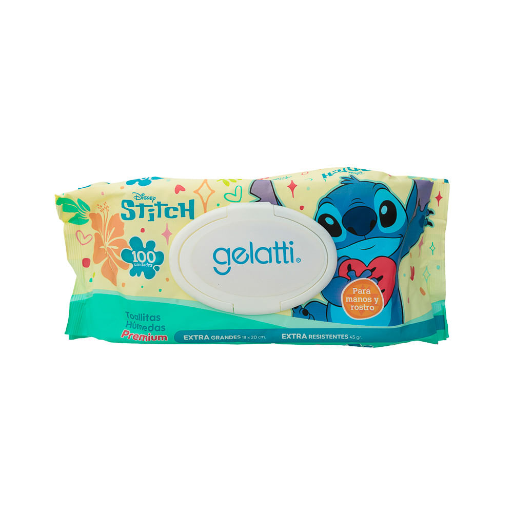 Toallas Húmedas Stitch Extra Grande Gelatti