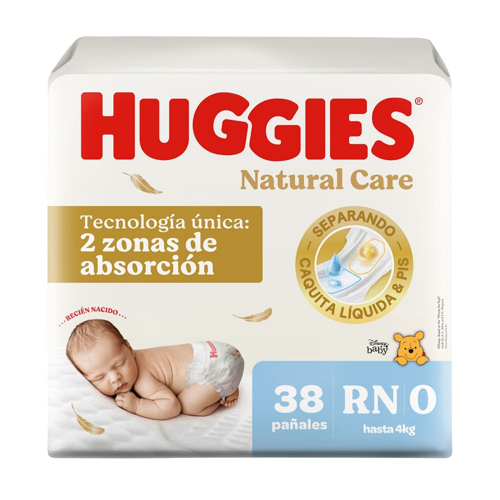 Pañal Desechable Talla Recién Nacido Natural Care Huggies