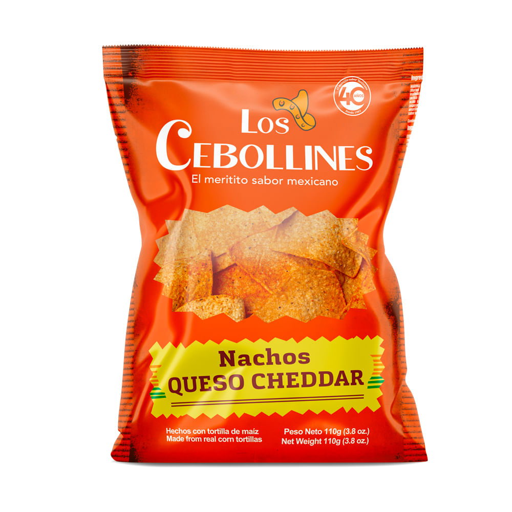 Nachos Queso Cheddar Los Cebollines