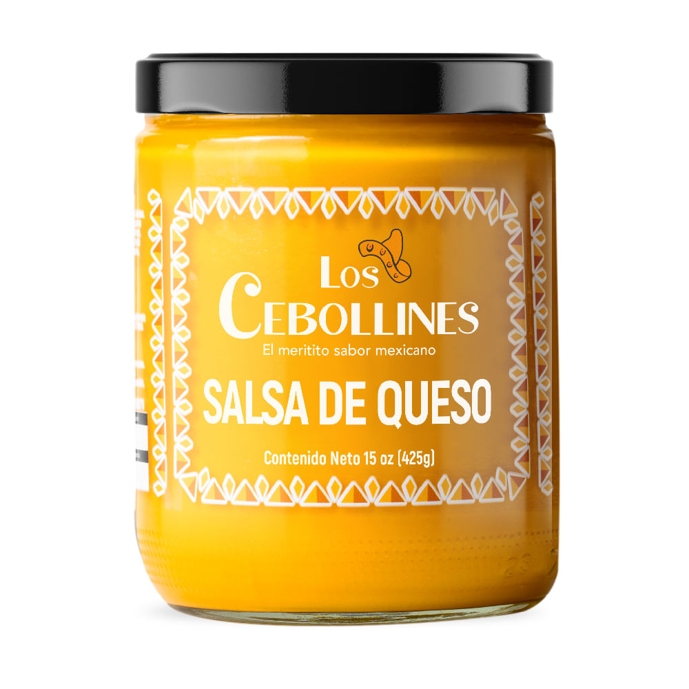 Dip Salsa Queso Cheddar Los Cebollines