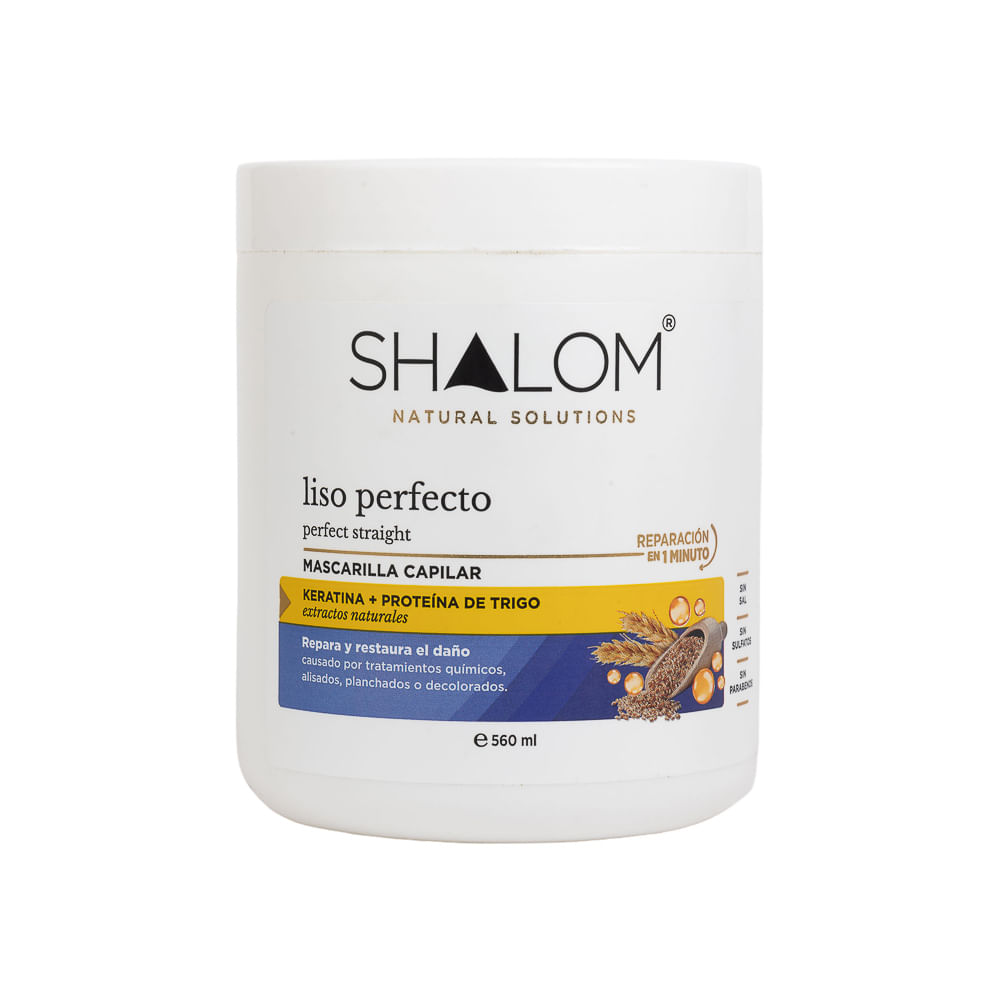Mascarilla Capilar Liso Perfecto Shalom